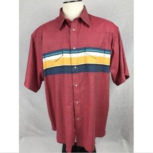 Wrangler Short Sleeve Pearl Snap Western Shirt
